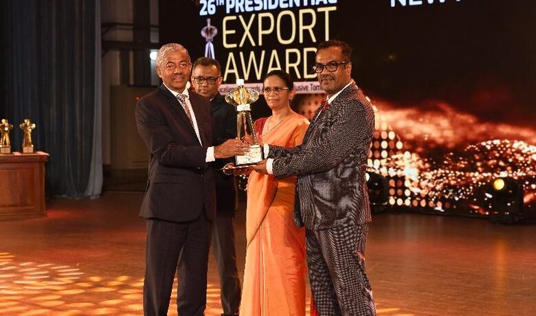 New Anthoney’s Farms Pvt Ltd (NAF) emerged as the Best Exporter in the Processed Food Category at the 26th Presidential Export Awards.